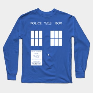 Dr Who TARDIS Long Sleeve T-Shirt